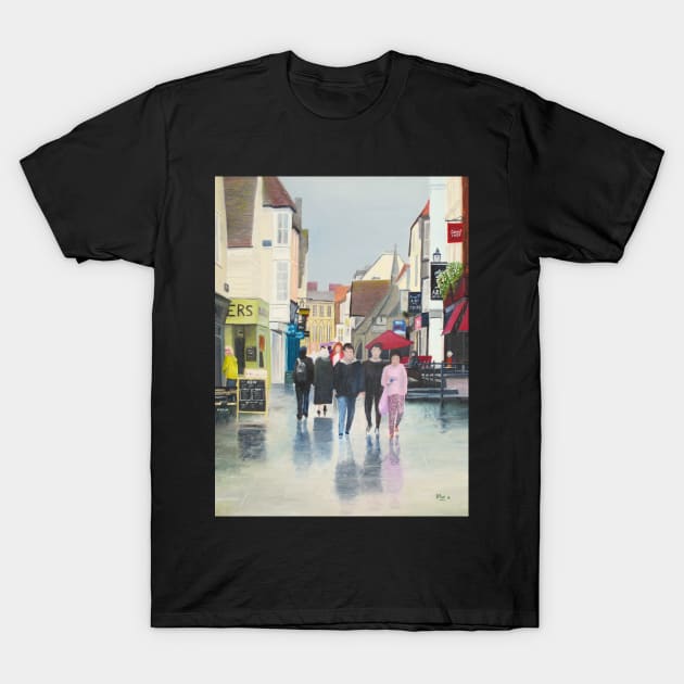 Rainy Day In Salisbury T-Shirt by richardpaul